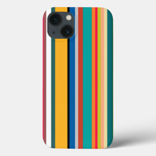 Funda Para iPhone 13 Rayas modernas de mediados del siglo