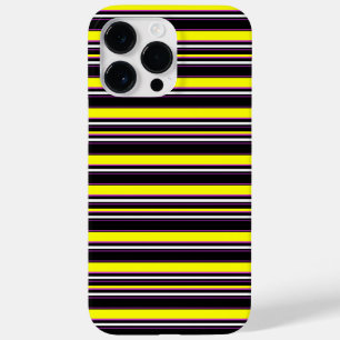 Funda Para iPhone 14 Pro Max De Case-Mate Rayas negras amarillas lindas