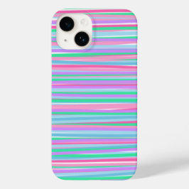 Funda Para iPhone 14 De Case-Mate Rayas Pastel de bonito