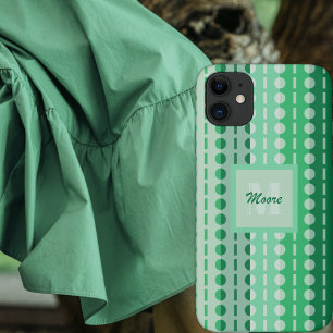 Funda Para iPhone 11 Rayas pleto - Ombre verde claro a oscuro