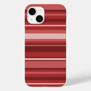 Funda Para iPhone 14 De Case-Mate Rayas rojas