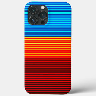 Funda Para iPhone 13 Pro Max Rayas rojas amarillas azules