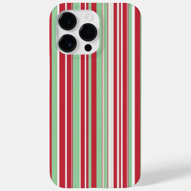 Funda De Case-Mate Para iPhone rayas rojas y marrones (Reverso)