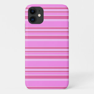 Funda Para iPhone 11 Rayas rosadas