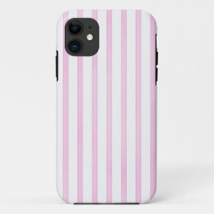 Funda Para iPhone 11 Rayas rosadas de la acuarela del fondo