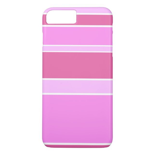 Funda De Case-Mate Para iPhone Rayas rosas (Reverso)