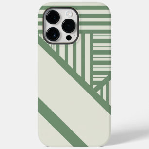 Funda Para iPhone 14 Pro Max De Case-Mate Rayas triangulares en verde