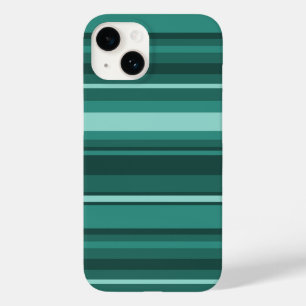 Funda Para iPhone 14 De Case-Mate rayas verde azuladas