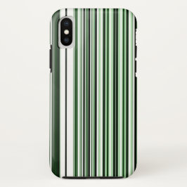 Funda Para iPhone X Rayas verdes