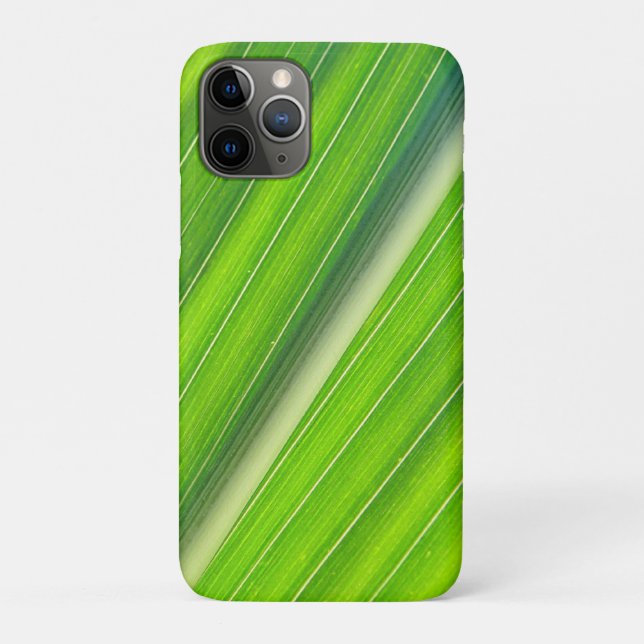Funda De Case-Mate Para iPhone rayas verdes naturales (Reverso)