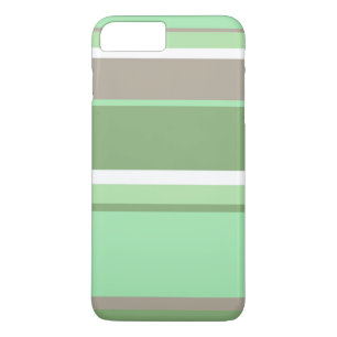 Funda Para iPhone 8 Plus/7 Plus Rayas verdes pálidas