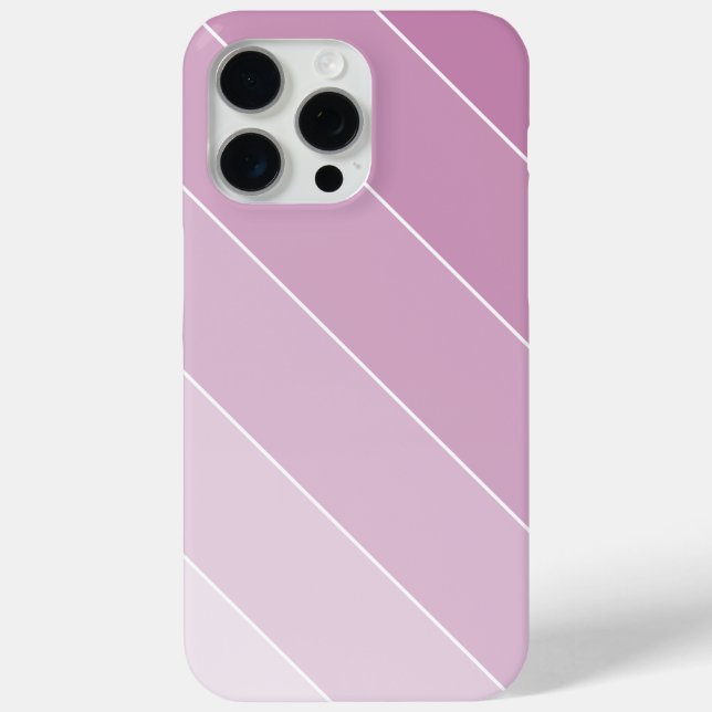 Funda De Case-Mate Para iPhone Rayas Violet Ombré (Reverso )