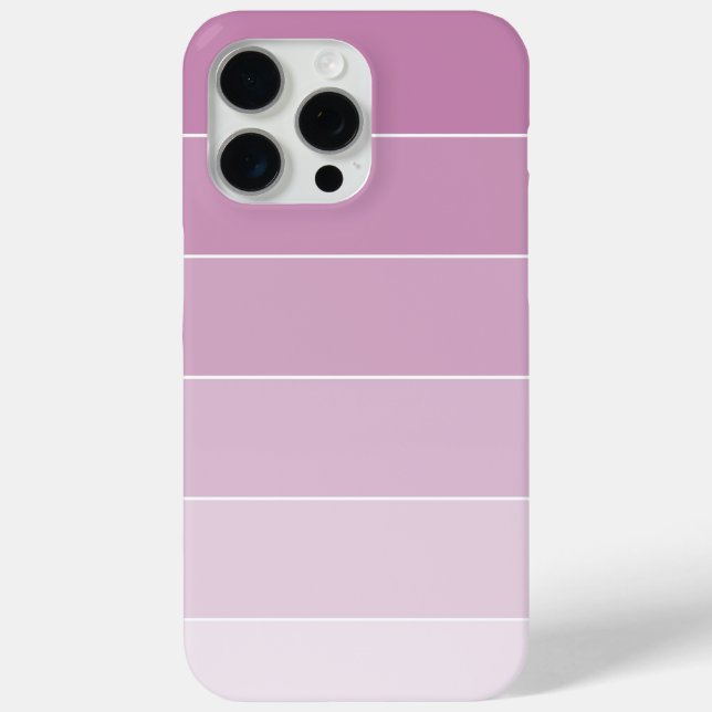 Funda De Case-Mate Para iPhone Rayas Violet Ombré (Reverso )