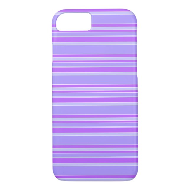 Funda De Case-Mate Para iPhone Rayas violetas (Reverso)