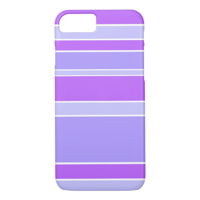 Funda De Case-Mate Para iPhone Rayas violetas (Reverso)
