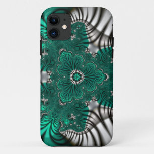 Funda Para iPhone 11 rayas y fractales