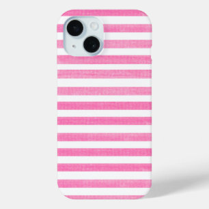 Funda Para iPhone 15 Rayo rosa y blanco