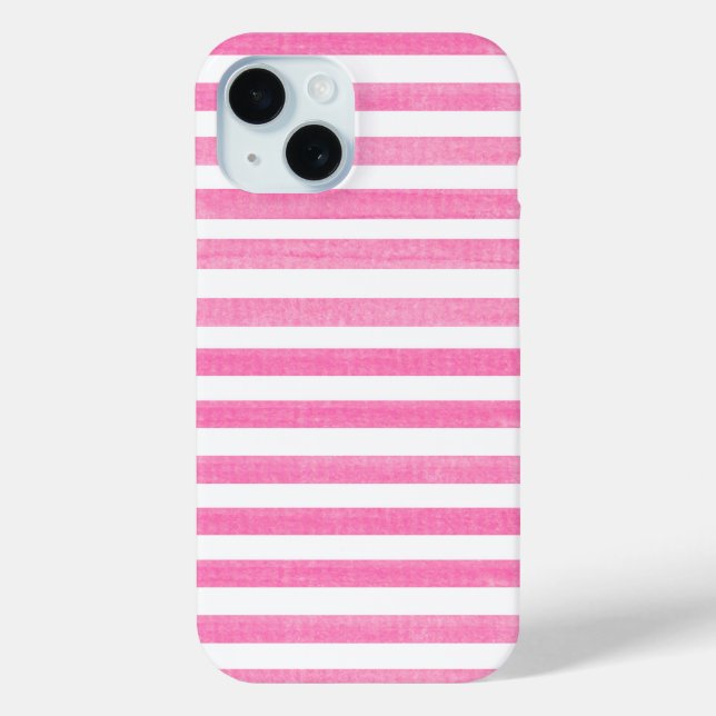 Funda De Case-Mate Para iPhone Rayo rosa y blanco (Reverso )