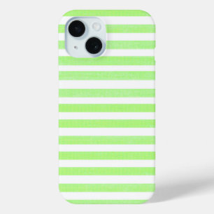 Funda Para iPhone 15 Rayo verde limón y blanco