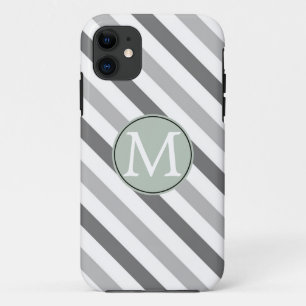 Funda Para iPhone 11 Rayos grises y blancos