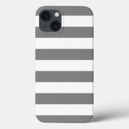 Funda Para iPhone 13 Rayos grises y blancos