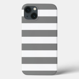 Funda Para iPhone 13 Rayos grises y blancos