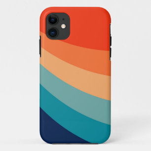 Funda Para iPhone 11 Rayos solares retro coloridos