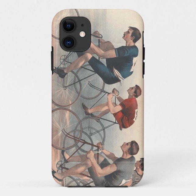 Funda De Case-Mate Para iPhone Raza SUPERIOR de la bici (Reverso)