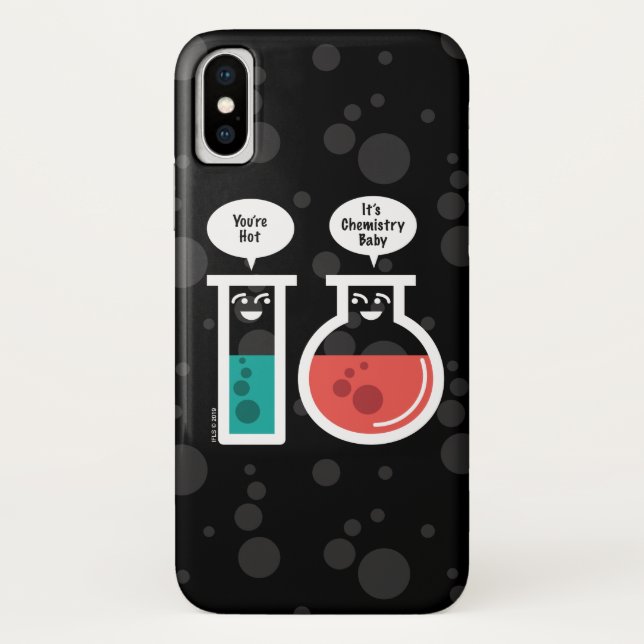 Funda De Case-Mate Para iPhone Reacción química (Reverso)
