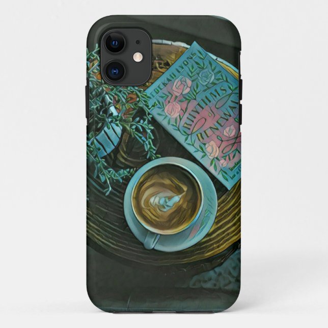 Funda De Case-Mate Para iPhone Read Books, Drink Coffee (Reverso)