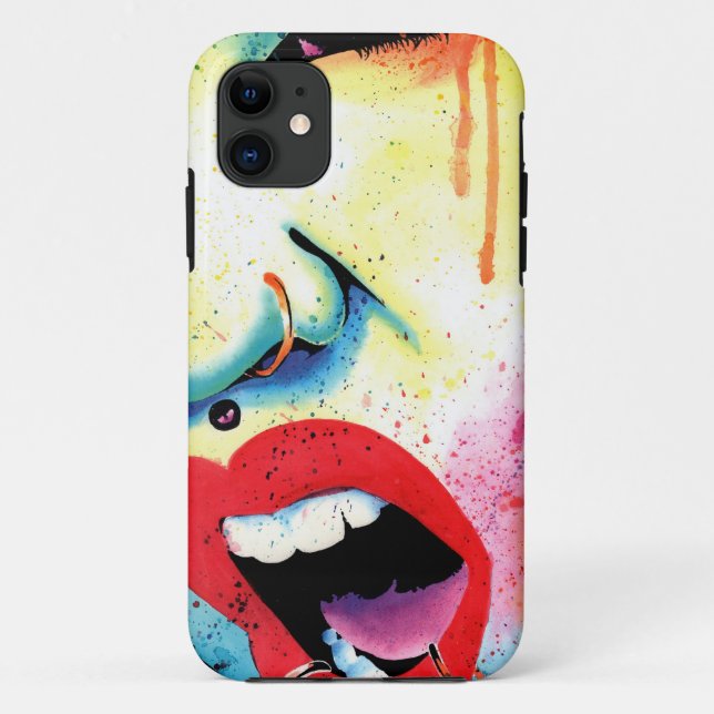 Funda De Case-Mate Para iPhone Rebel Yell - Retrato de arte pop (Reverso)