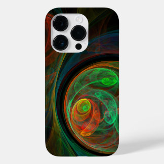Funda Para iPhone 14 Pro De Case-Mate Reborn Green Abstract Art