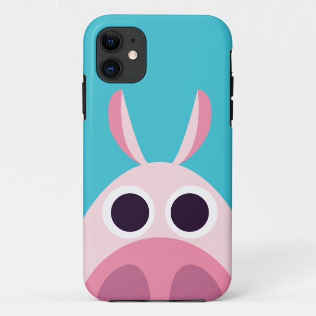 Funda De Case-Mate Para iPhone Receloso el cerdo (Reverso)