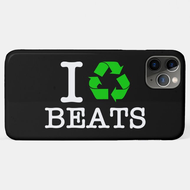 Funda De Case-Mate Para iPhone Reciclé Beats (Reverso (horizontal))