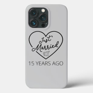 Funda Para iPhone 13 Pro Recién casado hace 15 años III