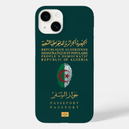 Funda Para iPhone 14 De Case-Mate Recordatorio de impresión de pasaportes de Argelia