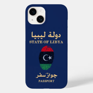 Funda Para iPhone 14 De Case-Mate Recordatorio único de impresión de pasaporte libio