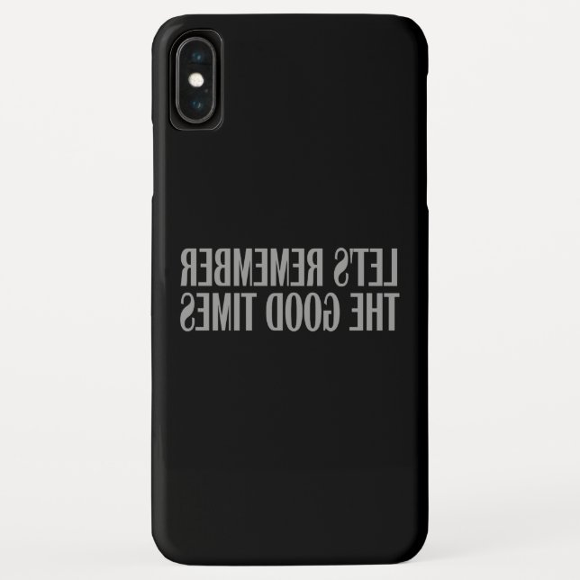 Funda De Case-Mate Para iPhone Recordemos los buenos tiempos (Reverso)