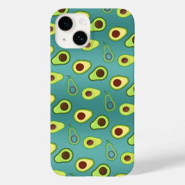 Funda Para iPhone 14 De Case-Mate Recorte de aguacate verano Patrón de gradiente ver