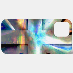 Funda Para iPhone 13 Pro Max Recortes de paisajes transformados en arrojar marc