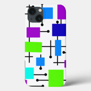 Funda Para iPhone 13 Rectángulos atómicos de Guay