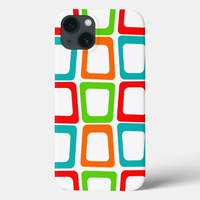 Funda De Case-Mate Para iPhone Rectángulos sesgados (Reverso)