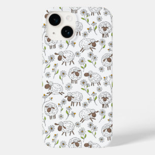 Funda Para iPhone 14 De Case-Mate Recuento de ovejas en blanco