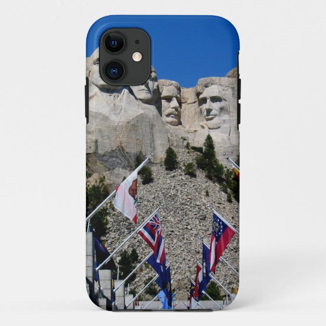Funda De Case-Mate Para iPhone Recuerdo de fotos del Personalizable Mount Rushmor (Reverso)