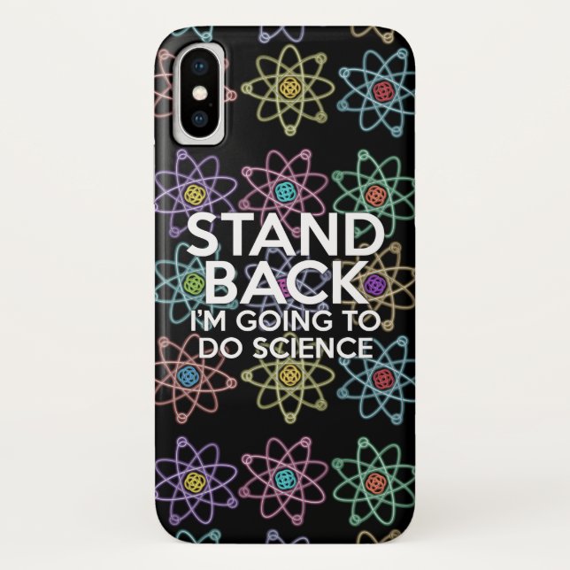 FUNDA DE Case-Mate PARA iPhone RECUERDO, VOY A HACER CIENCIA. (Reverso)