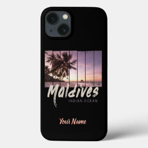 Funda Para iPhone 13 Recuerdos de la puesta de sol añeja del Océano Índ