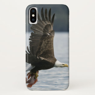 Funda Para iPhone X Recuperación de peces de águila calva