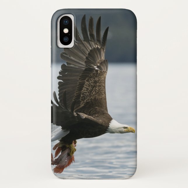 Funda De Case-Mate Para iPhone Recuperación de peces de águila calva (Reverso)