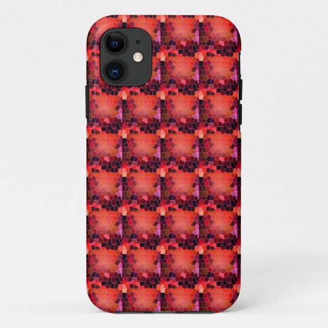 Funda De Case-Mate Para iPhone Red abstracta (Reverso)