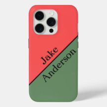 Red and Green 45 Degrees Minimalist